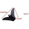 image10pcs Plastic Triangle Clips Clasps for Ties Necktie Men Accessories Black WhiteBlack