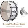 imageDrum Set Eastar 22 inch for Adults 5 Piece Full Size Drum Kit Junior Beginner with Pedal Cymbals Stands Stool and Sticks Metallic Silver