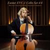 imageEastar Acoustic Cello 44 for Beginners Adult Imprinted Finger Guide for BeginnersCellos Kit with Cello Stand Case Bow Bridge Rosin Extra Set of Strings Full SizeMatt Natural Varnish
