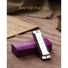 imageEastar Admiral 24 Holes Harmonica Key of C Tremolo for Beginners Adults Kids Performance Competition Mouth Organ with Hard Case and Cloth SilverPurple