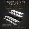 imageEastar Admiral 24 Holes Harmonica Key of C Tremolo for Beginners Adults Kids Performance Competition Mouth Organ with Hard Case and Cloth SilverSilver