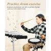 imageEastar Advanced 32 Note Glockenspiel Xylophone Bell Kit Beginner Students Percussion Kit with 8 Drum Practice Pad Adjustable Stand Glockenspiel Stick Drum Sticks and Carrying BagAdvanced 32 Note