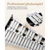 imageEastar Advanced 32 Note Glockenspiel Xylophone Bell Kit Beginner Students Percussion Kit with 8 Drum Practice Pad Adjustable Stand Glockenspiel Stick Drum Sticks and Carrying BagProfessional 32 Note