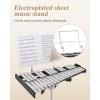 imageEastar Advanced 32 Note Glockenspiel Xylophone Bell Kit Beginner Students Percussion Kit with 8 Drum Practice Pad Adjustable Stand Glockenspiel Stick Drum Sticks and Carrying BagProfessional 32 Note
