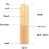 imageEastar Alto Saxophone Reeds Strength 25 Sax Reeds with Individual Case 10 Packs