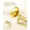 imageEastar Bb Standard Trumpet Set for Beginner Brass Student Trumpet Instrument with Hard Case Cleaning Kit 7C Mouthpiece and Gloves ETR380 GoldenGolden