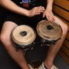 imageEastar Bongo Drums 6 and 7 Wood Percussion Instrument Bongos for Kids Adults Beginners Natural Finish EBO1Antique Finish