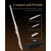 imageEastar Closed Hole 16 Keys Flute for Beginner Kids Student with Cleaning Kit Stand Case Gloves Tuning Rod Nickel EFL1Silver