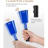 imageEastar Cow Bell with Handle 2 Pack Cowbells for Sporting Events 10 Inch Cowbells Noise Makers Cheering Bell for Football Games Stadiums Halloween Gifts Blackblue