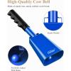 imageEastar Cow Bell with Handle 2 Pack Cowbells for Sporting Events 10 Inch Cowbells Noise Makers Cheering Bell for Football Games Stadiums Halloween Gifts Blackblue