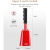 imageEastar Cow Bell with Handle 2 Pack Cowbells for Sporting Events 10 Inch Cowbells Noise Makers Cheering Bell for Football Games Stadiums Halloween Gifts Blackred