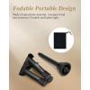 imageEastar Flute Clarinet Stand Portable Tripod Double Purpose Stand Holder for Flute Woodwind Instrument with Flannel Bag EST 005Tripod