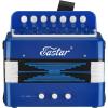 imageEastar Kids Accordion Toy Accordian Mini Musical Instruments 10 Keys Button for Child Children Kids Toddlers Beginners Whiteblue