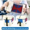imageEastar Kids Accordion Toy Accordian Mini Musical Instruments 10 Keys Button for Child Children Kids Toddlers Beginners Whitewhite