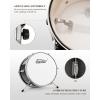 imageEastar Kids Drum Set 14 3PieceBeginners Drum Kit with Throne Cymbal Pedal ampamp Two Drumsticks Christmas Gift For Child age 39 Years Black