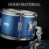 imageEastar Kids Drum Set 16 inch 3Piece Junior Drum Set Kit with Throne Cymbal Pedal ampamp DrumsticksMetallic Blue EDS280Bu