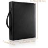 imageEastar Leather Sheet Music Folder Black 3 Rings Binder 135quot x 105quot Piano Music Choir Book with Elastic Hand Strap for15 Pockets for Sheets A4 New Version ESMF1