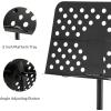 imageEastar Metal Music Stand for Sheet Music Book and Note Laptop Guitar Portable Music Stand Kit Adjustable from 23 to 61 with LED Light Music Clip Holder Carrying Bag Black