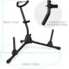 imageEastar Saxophone Stand Portable Alto Sax Stand Includes 2 Detachable Pegs for FluteClarinet with Storage Bag 3 in 1 EST004 Black