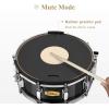 imageEastar Snare Drum Set with Drum Sticksfor Beginners with Drum Stand Mute Pad Snare Drum Bag Drum Key 14quotX 55quot Starry BlueBlack