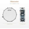 imageEastar Snare Drum Set with Drum Sticksfor Beginners with Drum Stand Mute Pad Snare Drum Bag Drum Key 14quotX 55quot Starry BlueBlue