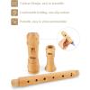imageEastar Soprano Beginners Recorder Baroque fingering C Key Maple Descant Recorder Instrument for Kids Adults 3 Piece Recorder With Hard Case Fingering Chart Cleaning Kit ERS31BMBaroque