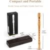 imageEastar Soprano Beginners Recorder Baroque fingering C Key Maple Descant Recorder Instrument for Kids Adults 3 Piece Recorder With Hard Case Fingering Chart Cleaning Kit ERS31BMBaroque