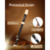 imageEastar Soprano Recorder Instrument for Kids Beginner German Fingering C Key 3 Piece with Cleaning Kit Thumb Rest Cotton Bag Fingering Chart ERS21GSB Sky Blue SchoolApprovedBrown