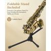 imageEastar Student Alto Saxophone E Flat for Beginner Sax Full Kit with Carrying Case Mouthpiece Straps Reeds Stand Golden Lacquer ASAntique Finish Bronze