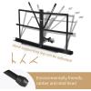 imageEastar Tabletop Music Stand for Sheet Music ESMF3 Table Top Desktop Book Stand Folding Portable Sheet Music Stand Adjustable Travel Music Holder Lightweight with Carrying Bag Black