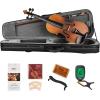 imageEastar Violin 44 Full Size for Adults Violin Set for Beginners with Hard Case Rosin Shoulder Rest Bow and Extra Strings Imprinted Finger Guide on Fingerboard EVA2Matte