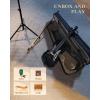 imageEastar Violin 44 Full Size for Adults Violin Set for Beginners with Hard Case Rosin Shoulder Rest Bow and Extra Strings Imprinted Finger Guide on Fingerboard EVA2Black