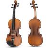 imageEastar Violin 44 Full Size for Adults Violin Set for Beginners with Hard Case Rosin Shoulder Rest Bow and Extra Strings Imprinted Finger Guide on Fingerboard EVA2Matte