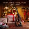 imageEastar Violin 44 Full Size for Adults Violin Set for Beginners with Hard Case Rosin Shoulder Rest Bow and Extra Strings Imprinted Finger Guide on Fingerboard EVA2Matte