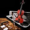 imageEastar Violin 44 Full Size for Adults Violin Set for Beginners with Hard Case Rosin Shoulder Rest Bow and Extra Strings Imprinted Finger Guide on Fingerboard EVA2Glossy