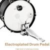 imageKids Drum Set  16 inch 3Piece Junior Drum Kit for Starter Beginners Ages 38 Including Throne Cymbal Pedal ampamp Drumsticks Mirror Black EDS285B