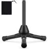 imageEastar Flute Clarinet Stand Portable Tripod Double Purpose Stand Holder for Flute Woodwind Instrument with Flannel Bag EST 005Tripod
