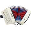 imageEastar Kids Accordion Toy Accordian Mini Musical Instruments 10 Keys Button for Child Children Kids Toddlers Beginners Whitewhite