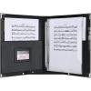 imageEastar Leather Sheet Music Folder Black 3 Rings Binder 135quot x 105quot Piano Music Choir Book with Elastic Hand Strap for15 Pockets for Sheets A4 New Version ESMF1