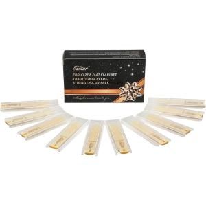 imageEastar 10 Pack Bb Clarinet Reeds 20 ERDCL2F Traditional B Flat Clarinet Reeds With Box