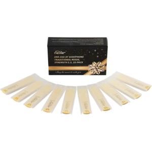 imageEastar Alto Saxophone Reeds Strength 25 Sax Reeds with Individual Case 10 Packs