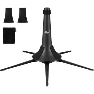 imageEastar Trumpet Stand Portable Trumpet Holder Foldable Metal 5Legs Stand for Brass Instruments EST001