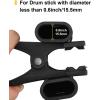 imageEastar Drumstick Holder EST007B Drum Sticks Holder Floor for Drum Set Clamp On Drum Stick Holder Clip on Depot for 2 Pairs