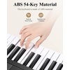 image:imageEastar Keyboard Piano 54 Key Piano Keyboard Excellent Sound Durable Keys Electronic Keyboard with Piano Stand Bench Music Stand Headphone Power Adapter and Note Stickers Kids Christmas Gift